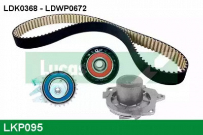 LUCAS ENGINE DRIVE lkp095 -  Водяной насос + комплект зубчатого ремня